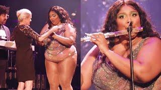 Lizzo akes history playing 200-year-old flute that belonged to James Madison..