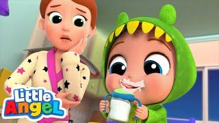 No No Messy Milk Song  Bedtime Routine with Baby John  Kids Cartoons and Nursery Rhymes