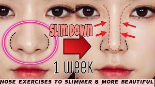 5 Min Nose Exercises To Slimmer & More Beautiful in 1 Week  Top Exercises for Nose at Home