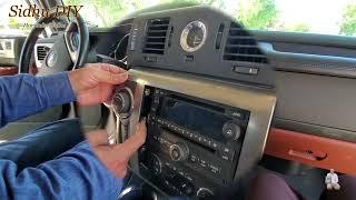 How To Remove Center Trim Bezel on HUMMER H2   How To Remove Dash Trim  Climate Control Console