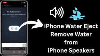 Water Eject- Remove Water from iPhone Speakers  Liquid Detected in Lightning Connector Error