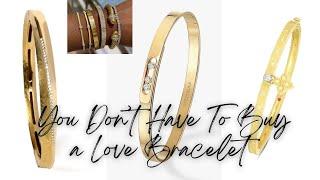 8 STUNNING ALTERNATIVES TO THE CARTIER LOVE BRACELET - MESSIKA ROBERTO COIN & MORE