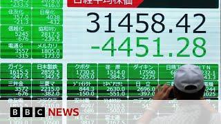 Japan stocks rebound but global markets jittery after share price fall  BBC News