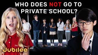 5 Private School Students vs 2 Secret Public Schoolers  Odd One Out