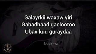 HEES  Aaheeya  Shariif Cabdalla  Original + lyrics