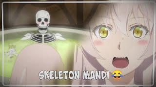 Ketika mau mandi malah ada skeleton   Jedag jedug anime