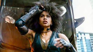 Deadpool & Domino Chase The Convoy Scene  Deadpool 2 2018 Movie Clip HD