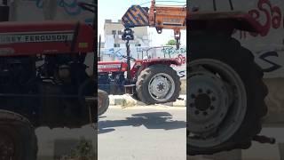 tractor traveling in air #tractor #shorts