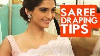 Sonam Kapoor shares saree draping tips on zoOm