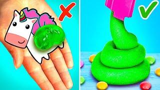 Squishy Unicorn DIY  * Unicorn Kaya VS Unicorn Miskin yang Memuaskan Kegelisahan *