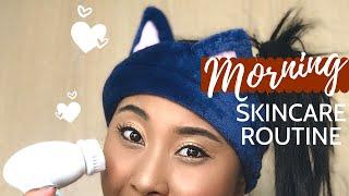 Morning Skincare Routine Using DUVOLLE Facial Cleansing Brush