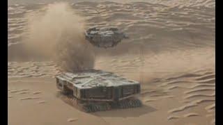 Wormsign and Lifting a Harvester from the sand  DUNE 2021