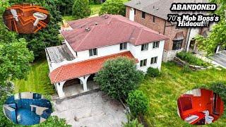 70s Mob Bosss ABANDONED Mansion Hideout Lots Of Cool Stuff Left Behind