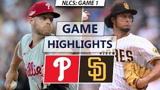 Philadelphia Phillies vs. San Diego Padres Highlights  NLCS Game 1