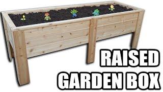 How to Build a MASSIVE Raised Garden Box - Free Plans