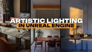 Create lighting in Unreal Engine  Theory of Natural and Artificial lighting in Unreal Engine 5