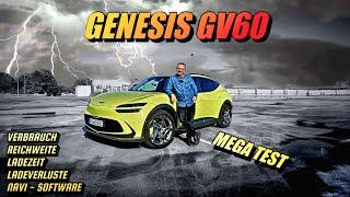 Genesis GV60 Sport+ Mega Test Reichweite Verbrauch Ladezeit #elektroauto #electriccar