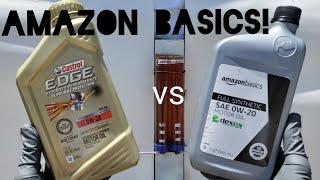 Amazonbasics motor oil full synthetic VS Castrol edge extended performance engine oil