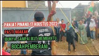 viral bocah pemberani lomba panjat pinang 17 agustus 2022