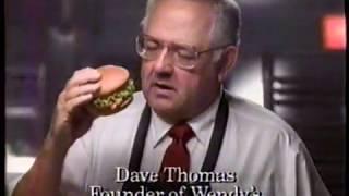 1992 Wendys Spicy Chicken Sandwich Lets really make it Spicy TV Commercial