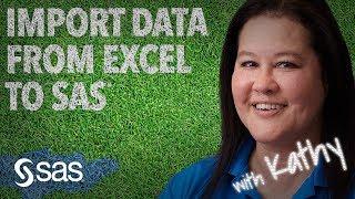 SAS Tutorial  How to import data from Excel to SAS