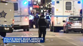 53 arrested including 9 juveniles near Pride parade site CPD says