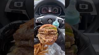 Huge cheese burger from five guys  #food #asmr #mukbang