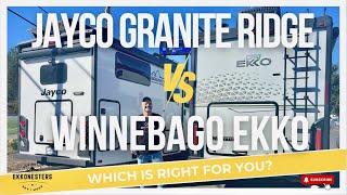 2024 JAYCO GRANITE RIDGE 22T VS. WINNEBAGO EKKO  WHICH IS RIGHT FOR YOU? CLASS C  RVLIFE  VANLIFE