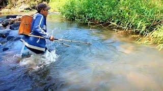 cari ikan dispot sungai sawah dapat ikan babon nila