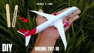Simple way to Build Boeing 787-10 Virgin Atlantic  airplane model