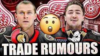 Detroit Red Wings TARGETING JAKOB CHYCHRUN & FRANK VATRANO? Senators Ducks Trade Rumours