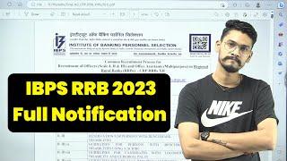 RRB Notification Out 2023  IBPS RRB PO & Clerk Notification 2023  Full Information  Veteran