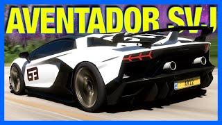 Forza Horizon 5  1500 Horsepower SVJ Customiztion FH5 Lamborghini Aventador SVJ