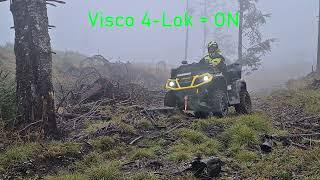 Can-am Outlander MAX 1000R XTP - VISCO 4 LOK demonstration