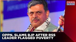 RSS Leader Dattatreya Hosable Flags Poverty Joblessness Calls Them Demon Like Challenge