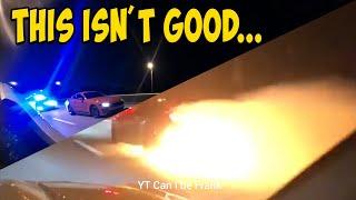 Street Racers Get CHASED By Cops Catch On Fire and CRASH - Illegal Street Racers #29