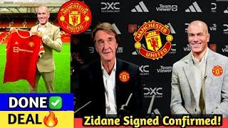 DONE DEAL The French legend has signed a contract as Man Utds new manager Man Utd News Conf