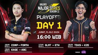 CODM Major Series Season 11 - Playoff Day 1 l Garena Call of Duty® Mobile Indonesia