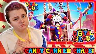 WHEN DID THIS GET SAD? THE AMAZING DIGITAL CIRCUS Ep 2 CANDY CARRIER CHAOS REACTION