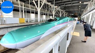 Riding Japans FASTEST Bullet Train First Class from Tokyo to Hokkaido  Shinkansen Hayabusa
