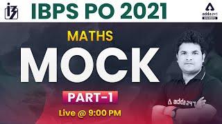 IBPS PO 2021  Maths  Mock Paper #1