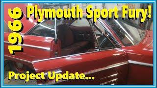 1966 Plymouth Sport Fury Interior Goes Back in and Front Suspension Comes Apart... Plus Mags