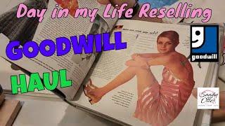 GOODWILL Haul  Thrifted Finds to Sell for Profit  Full-time Resellers Journey #goodwillhaul