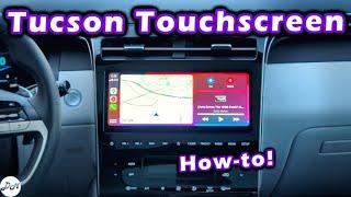 2024 Hyundai Tucson – Infotainment Demo  Touchscreen and Gauge Cluster Demo Apple CarPlay Test