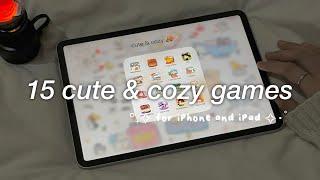 CUTE & COZY GAMES TO DOWNLOAD WHEN YOU’RE BORED  comfy & aesthetic games for iPhone & iPad FREE