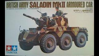 1971 Tamiya 135 British Army Saladin Mk II Armoured Car