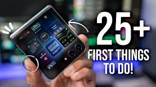 Galaxy Z Flip 5 - First 25 Things To Do  Tips & Tricks 