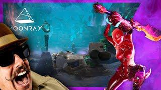 Fighting in the Moonray arena New maps characters gameplay Free to Play