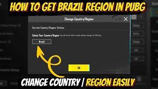 How To Get Brazil Region In PUBGM - How To Change CountyRegion In PUBG MOBILE