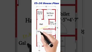 15*30 house plan #shorts #homedesign #houseplan #home #construction #architecture